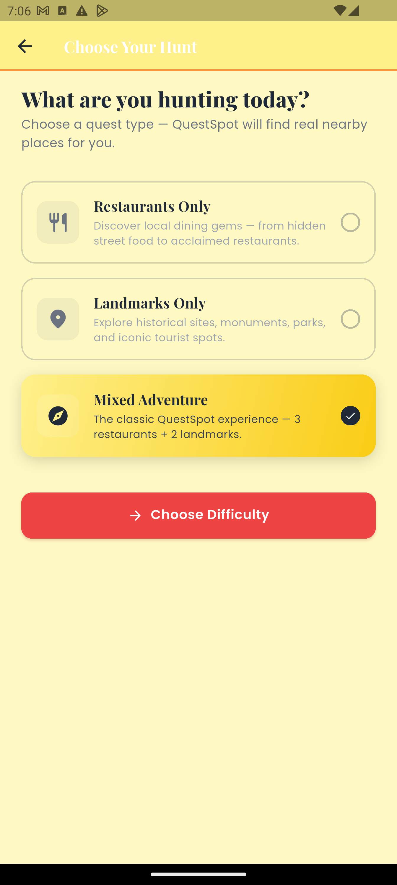 QuestSpot App Screenshot 2